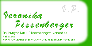 veronika pissenberger business card